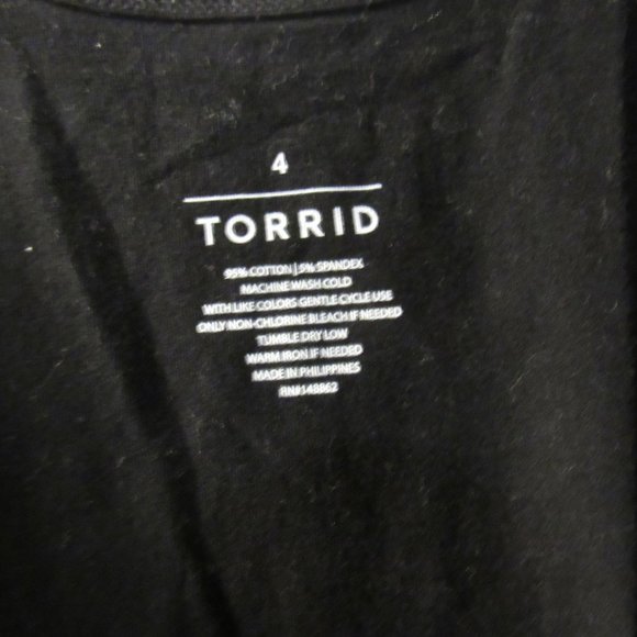 (99) Torrid Foxy Tank Top Sz 4 - Picture 3 of 3
